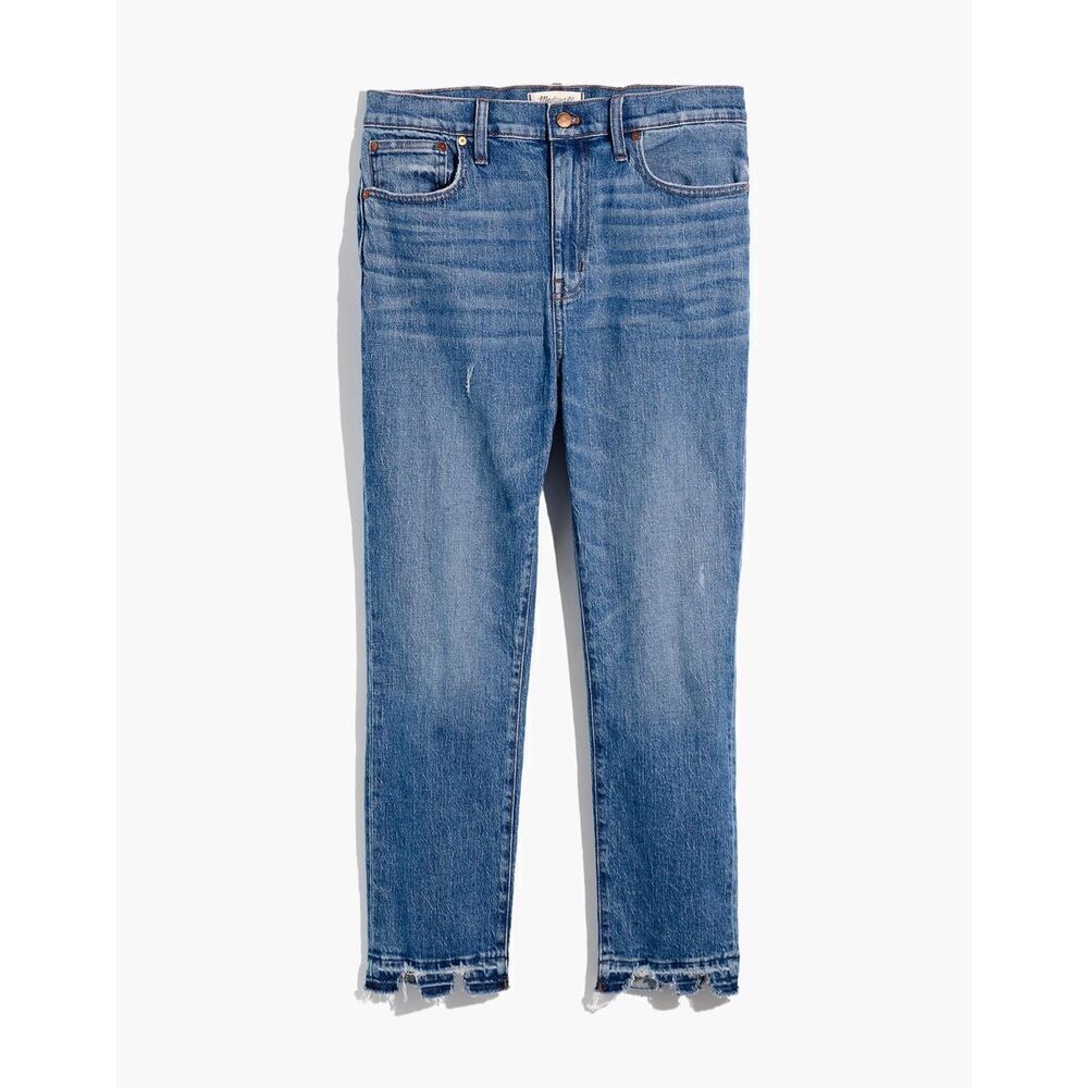 Madewell Womens Blue The High-Rise Slim Boyjean in Melbourne Wash Size 25